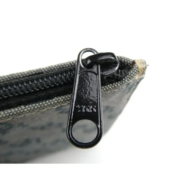 Dooney & Bourke Monogram Navy Black Canvas Wristlet/Clutch - Picture 14 of 16